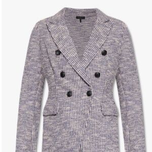 Preston Rag & Bone Blue and White Tweed Blazer size 8